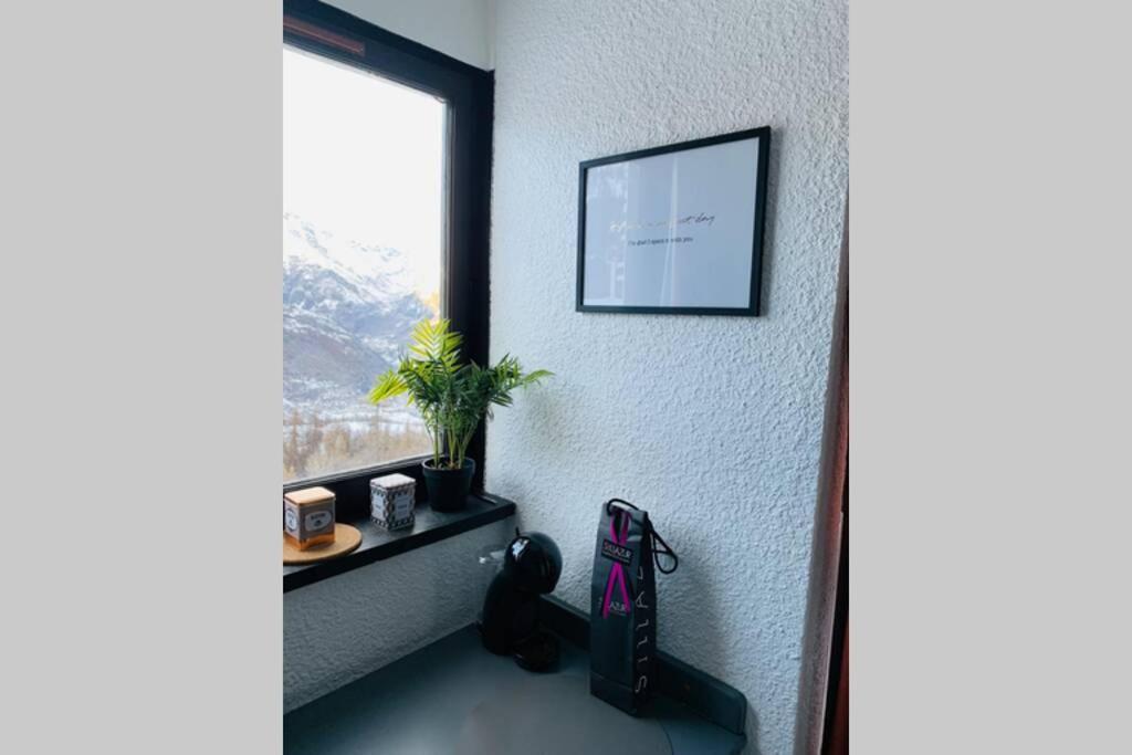 Studio 1600 Pied Des Pistes Avec Magnifique Vue Puy-Saint-Vincent Εξωτερικό φωτογραφία