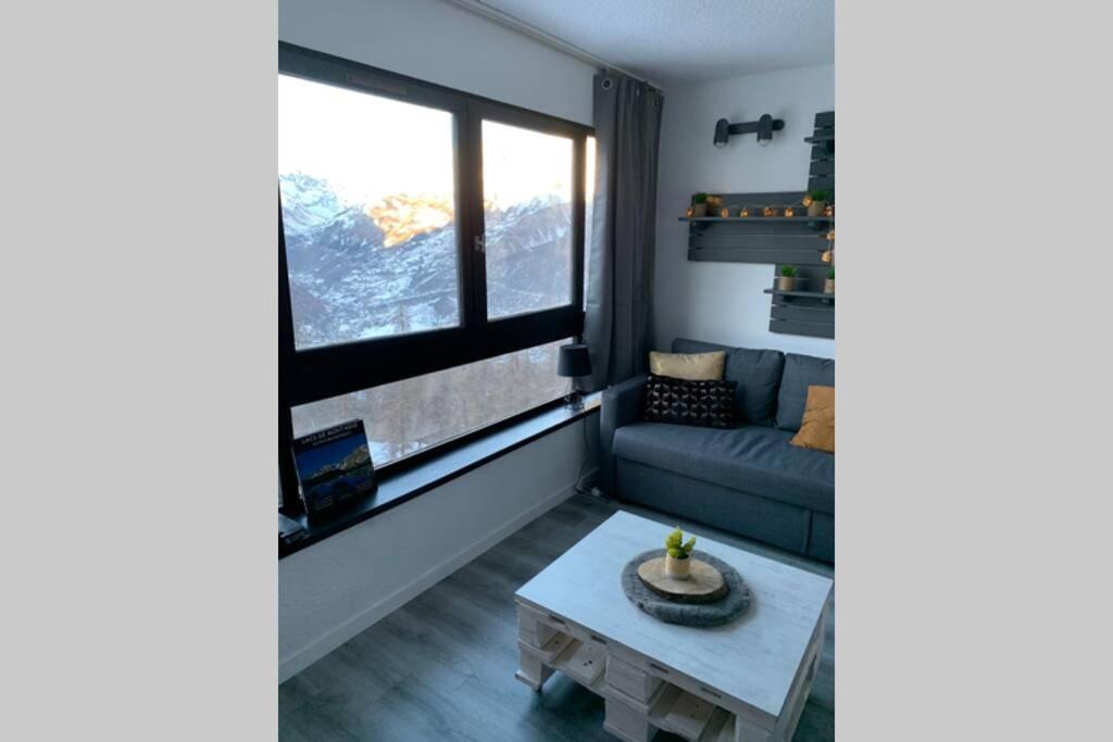 Studio 1600 Pied Des Pistes Avec Magnifique Vue Puy-Saint-Vincent Εξωτερικό φωτογραφία