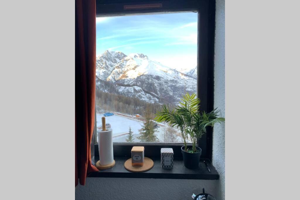 Studio 1600 Pied Des Pistes Avec Magnifique Vue Puy-Saint-Vincent Εξωτερικό φωτογραφία